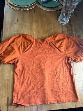 Calvin Klein Orange rust color Short Sleeve Crewneck Tee